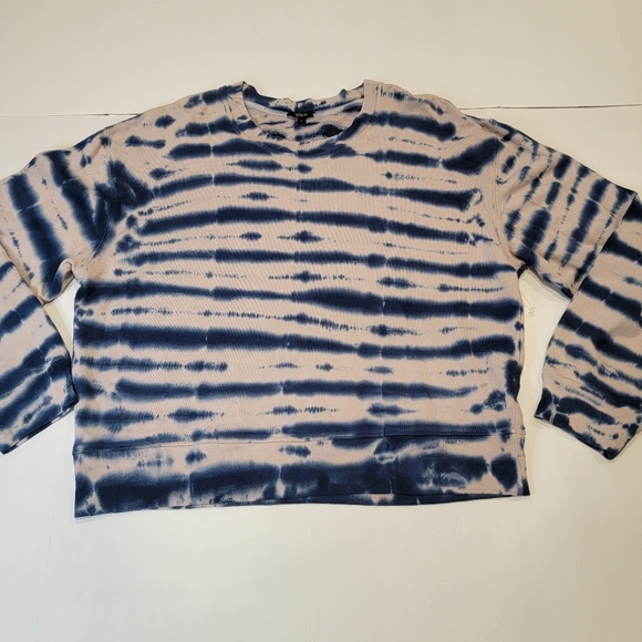 Rails Ramona Tie Dye Sweatshirt  Indigo & Dusty Pink Size Large - Picture 6 of 14